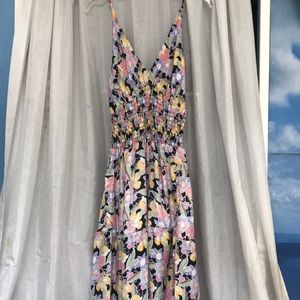 Royal paisley maxi dress